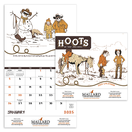 Custom Imprinted Calendar - Hoots by Mad Jack #7272